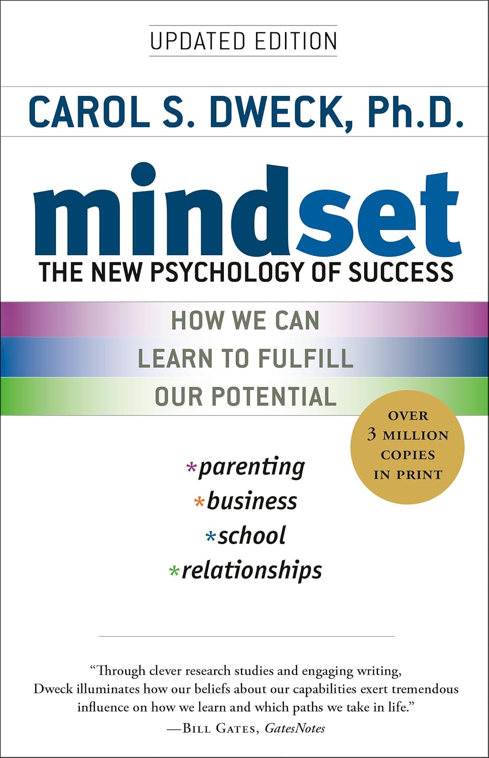 Mindset by Dr. Carol S. Dweck book cover